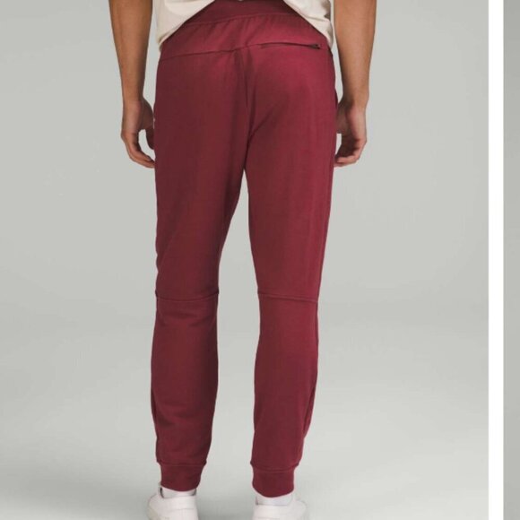 LULULEMON (Men's XS) City Sweat Jogger Pants Red/Wine 29'' Loungewear Athleisure - Picture 2 of 11